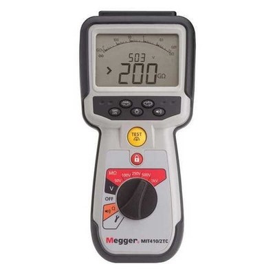 Megger Mit410/2 Battery Operated Megohmmeter, 1000Vdc
