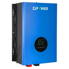ZLPOWER 48V Inverter 8KW Solar Hybrid Off Grid Low Frequency with 2x80A MPPT