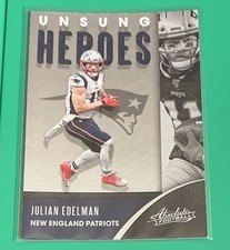 2020 Panini Absolute Unsung Heroes Julian Edelman #UH-JE New England Patriots