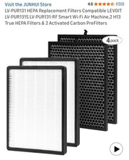 Air Purifier Replacement Filter LV-PUR131-RF Replacement for LEVOIT