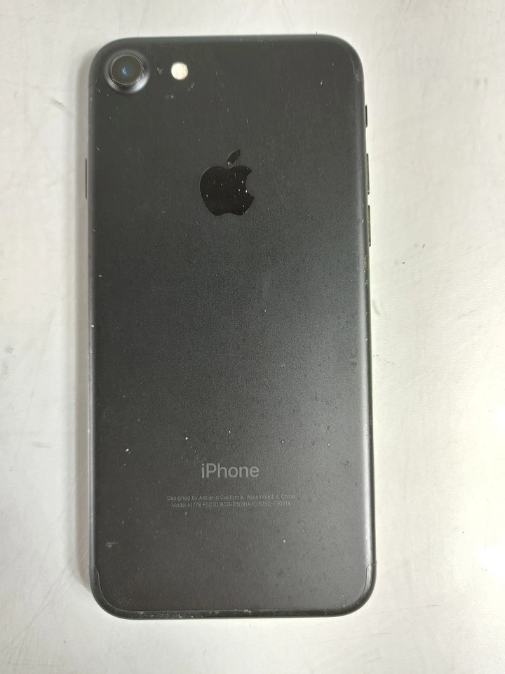 Apple iPhone 7 A1778 128 GB IOS 15.7.9 Black Locked to AT&T Smartphone - Image 2 of 4