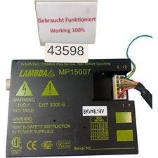 Lambda MP15007 Power Supply EHT 3000 G
