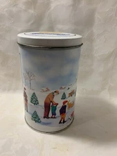 Reese's Candy Metal Tin Can Empty Hershey's Hometown Series Canister #7