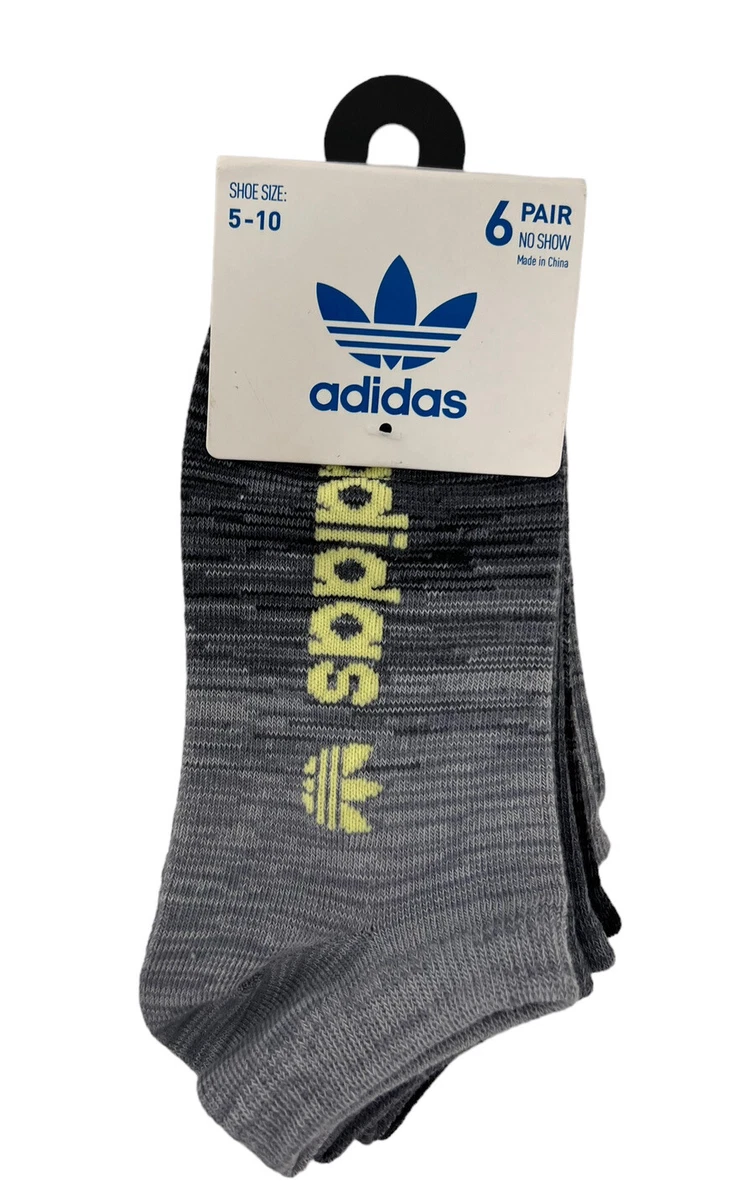 Adidas Femmes Classique Baskets Chaussettes Gris Multicolore 6