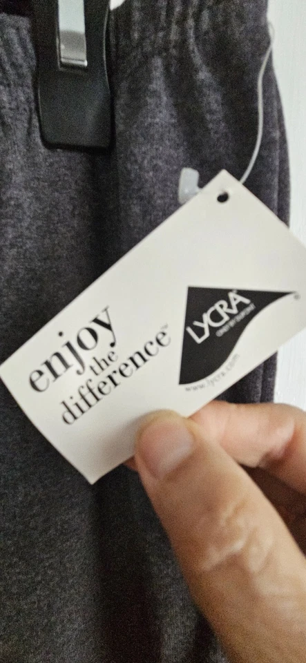 NUEVO CON ETIQUETAS Basic Editions Plus Mezcla Algodón Mujer Talla 1X Pantalones Cortos Gris Carbón Foto 3 de 4