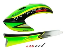 Airbrush Plastic / Fibreglass Green Scratch Fuselage - GOOSKY S2 : MH-GSS2-FLGS