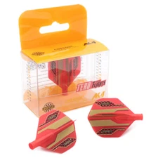 CUESOUL TERO AK4 Dart Flights Standard Shape Red,Set of 3 pcs