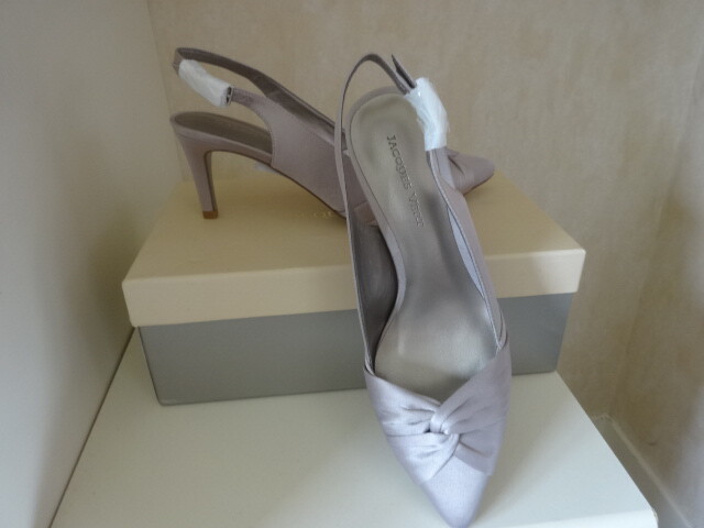 JACQUES VERT TWIST FRONT  SHOES  -MINK/LIGHT BROWN SIZE 4 -NEW