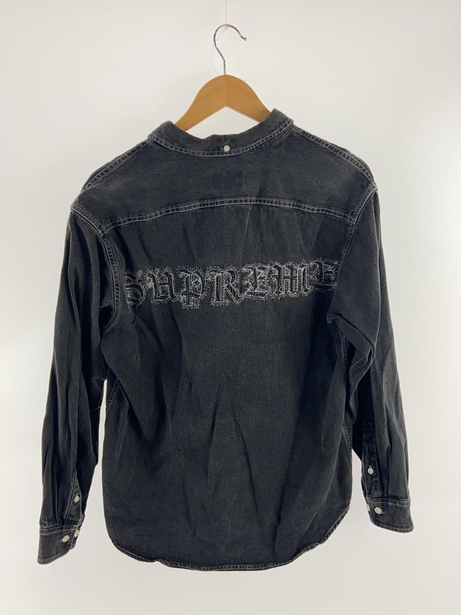 Supreme Applique Denim Long Sleeve Shirts black S Used | eBay Supreme Applique Denim Long Sleeve Shirts black S Used | eBay