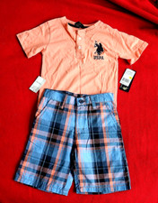 U.S. Polo Assn. Size 5 Shirt and Short Set Retail 40