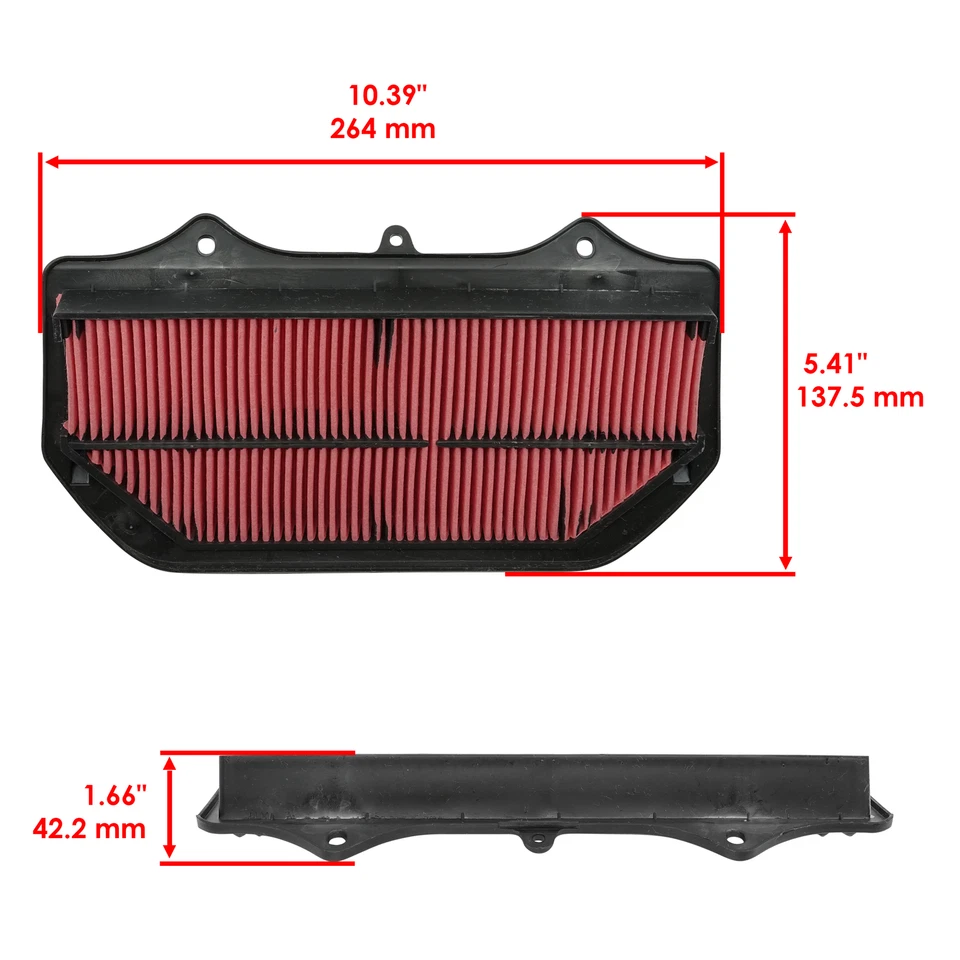 Filtro de aire Caltric para Suzuki GSX-R750 GSXR750 2012-2020 13780-14J00 Foto 2 de 4