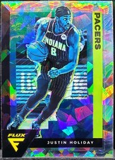 2020-21 Panini Flux Justin Holiday Cracked Ice #71 Pacers C034