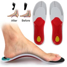 Plantillas De Gel Ortopedicas High Arch Support Plantar Pie Plano Dolor Zapatos