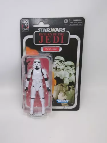 Star Wars The Black Series Stormtrooper ROTJ 4Oth 6" Action Figure New