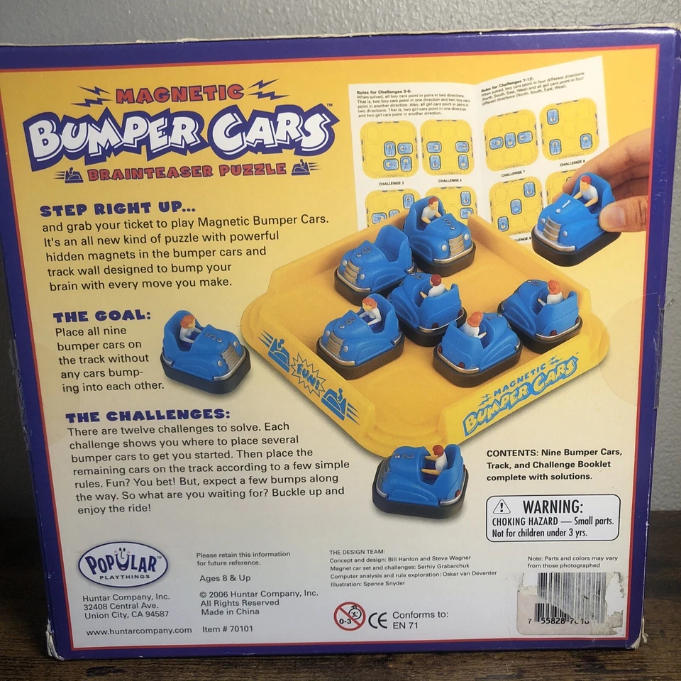 流行玩具磁性保险杠汽车拼图 — 第 3/4 张图片