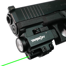 GREEN LASER FLASHLIGHT COMBO FOR GLOCK PISTOL GUN 800 LUMEN LED STROBE TGX-35