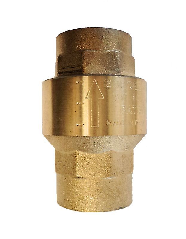 Valvola Non Ritorno Ottone 3/4" | Stop Reflusso Acqua