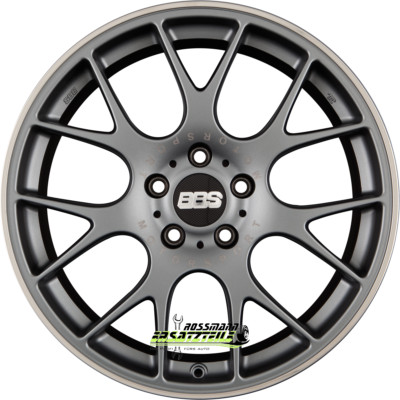 BBS CH-R titan matt 8x20 ET36 - LK5/120 ML82 Felge Alu