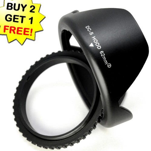 DCS 62mm II 62 mm Screw Mount Flower Petal Camera lens hood for 62mm