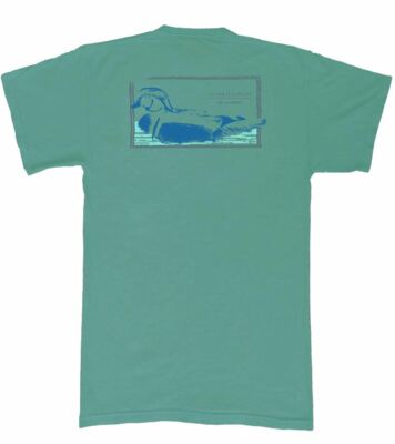 Coastal Cotton Fichte Holz Ente Kurzärmeliges T-Shirt