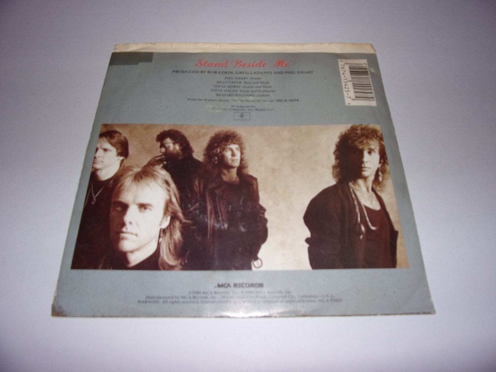 45" Kansas Stand Beside Me / Promo With Pic Sleeve / 1988 eBay