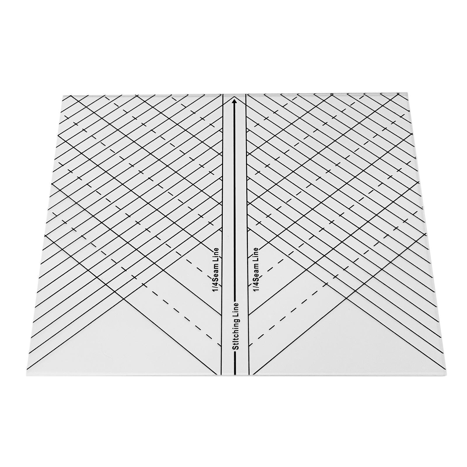 Sew Straight Ruler Patterns Templates Stencils Tool for Quilting