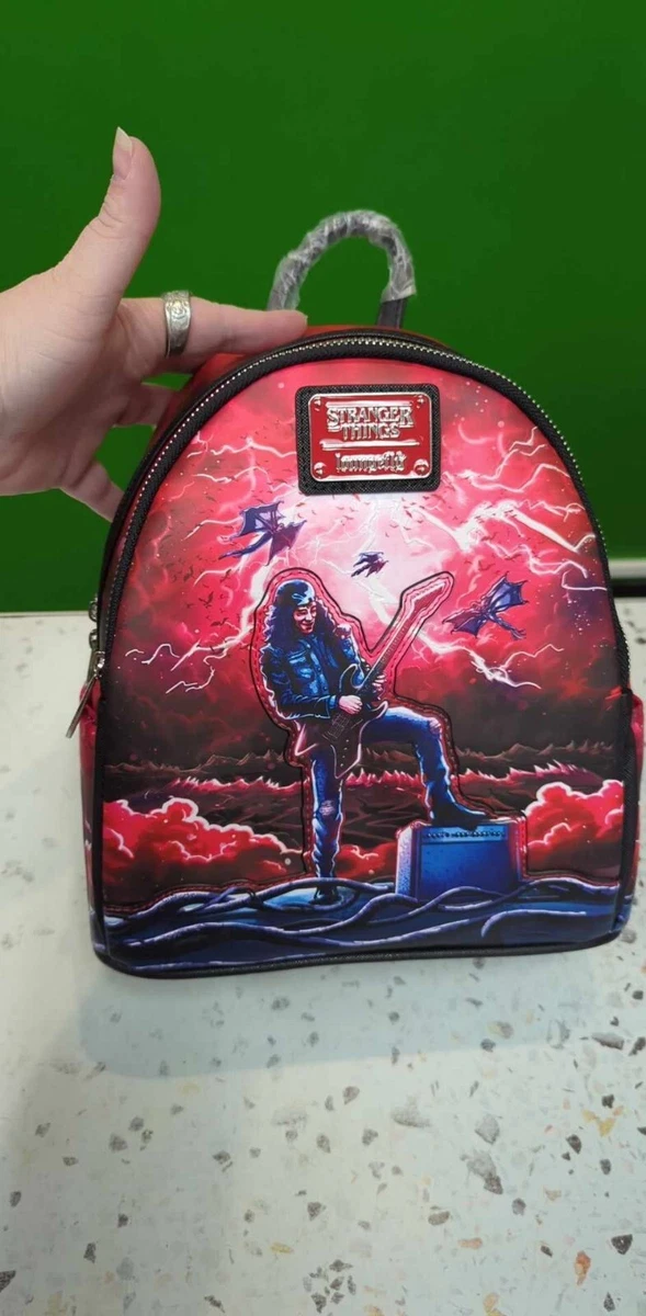 Buy Stranger Things Eddie Munson Tribute Glow Mini Backpack at Loungefly.