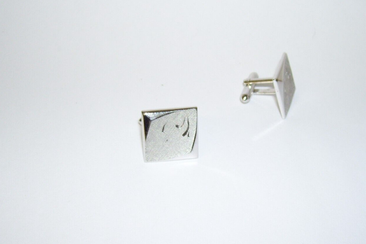 Silver Swank Cufflinks - image 2