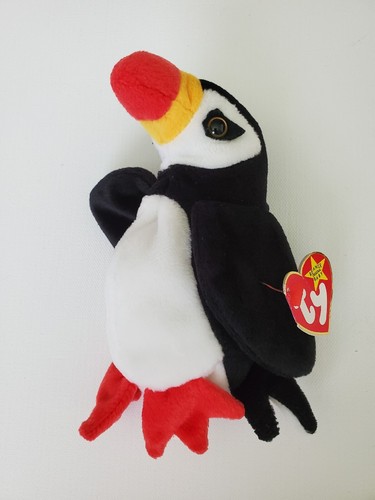 TY The Beanie Babies 1997 Puffer The Puffin Bird Toy with Tag - Picture 11 of 17
