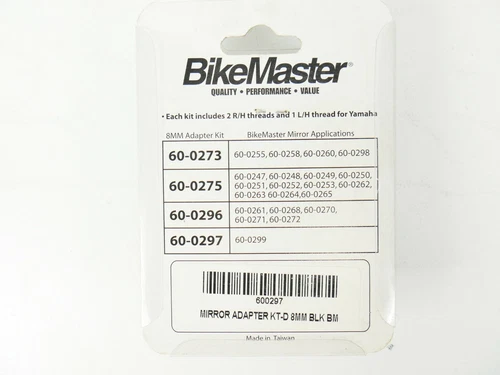 Bikemaster 10mm Fem-8mm Male Mirror Adapter 600297 Fits Yamaha - Picture 4 of 4