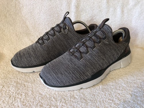 Skechers Equalizer 3.0 Emerickgrau Slipper Turnschuhe UK 8,5 entspannte Passform