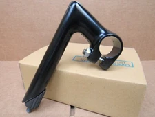 New-Old-Stock Kusuki Black Stem w/25.4 mm clamp (60 mm)...Shopwear