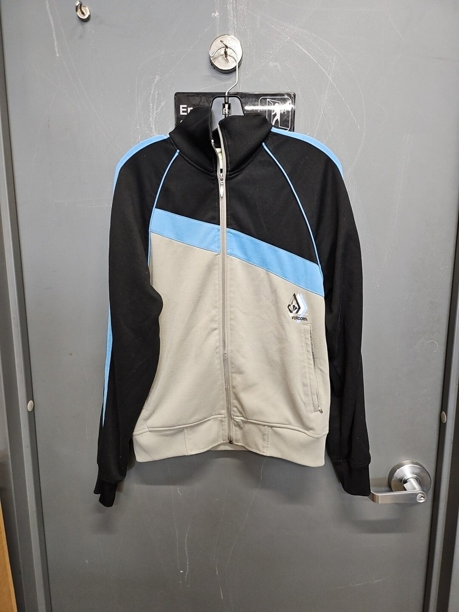 Vintage Womens Volcom Jacket Blue Grey And Black Sz L | eBay