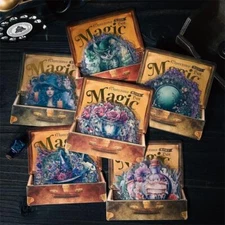 Gothic PET Stickers Scrapbooking Bullet Journals Diary Card Planner DIY Crafts