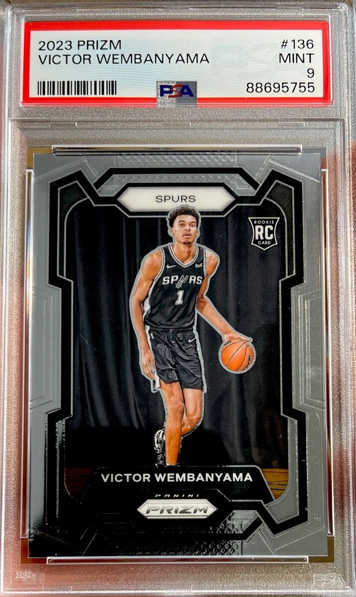 2023 Panini Prizm Victor Wembanyama Rookie Card PSA 9 Mint 2023 Panini Prizm Victor Wembanyama Rookie Card PSA 9 Mint