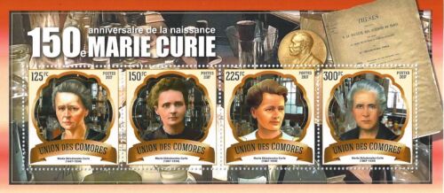 Blocco 2017 Marie Curie Accademico Scienziato Polonia Francia - Foto 1 di 1