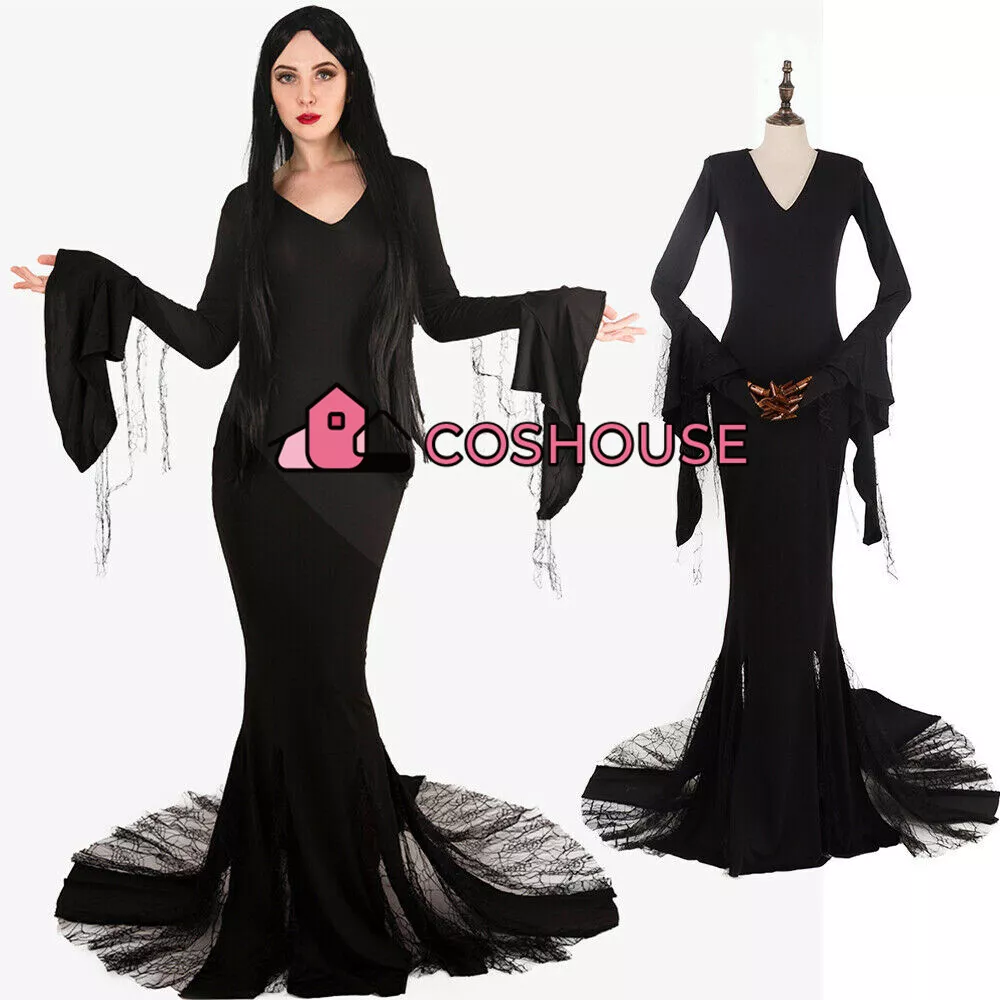 dress morticia addams