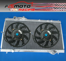 Aluminum Radiator+Fans For 1993-2005 Acura NSX V6 3.0L 3.2L C30A1 C30B1 Manual