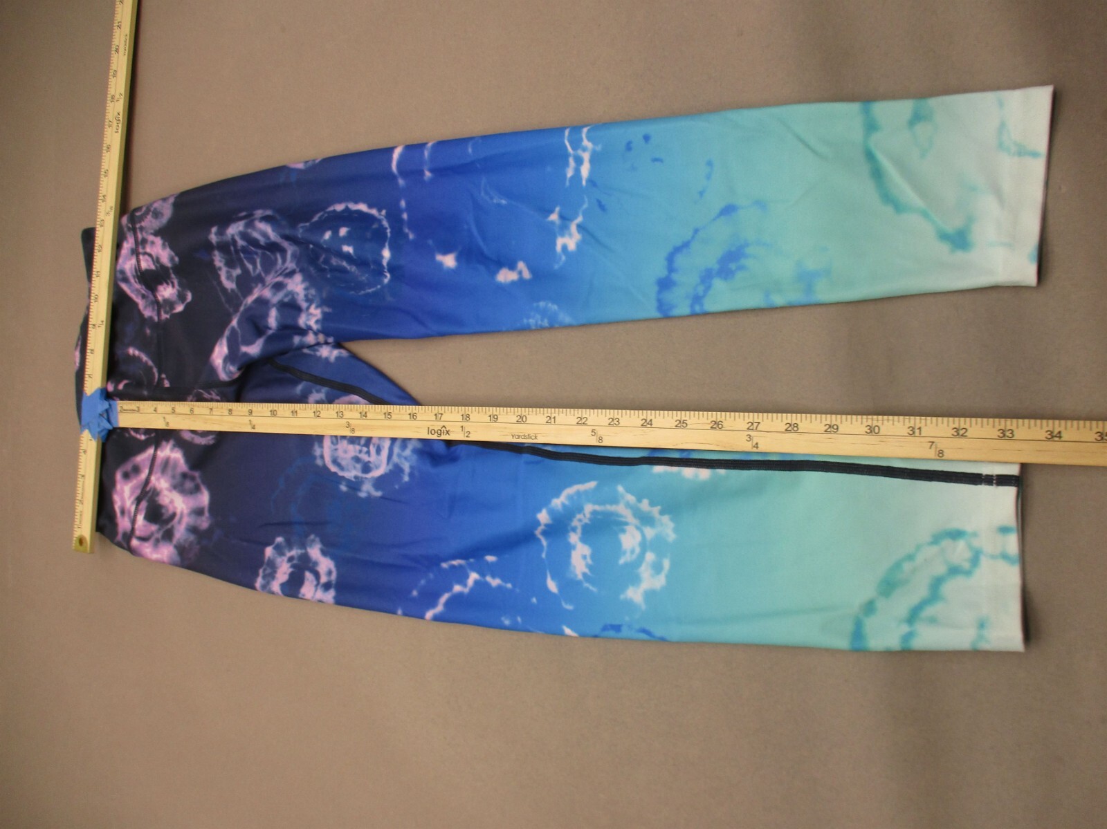 Leggings donna FILA taglia M multicolore elasticizzati pull on compressione atletica 486