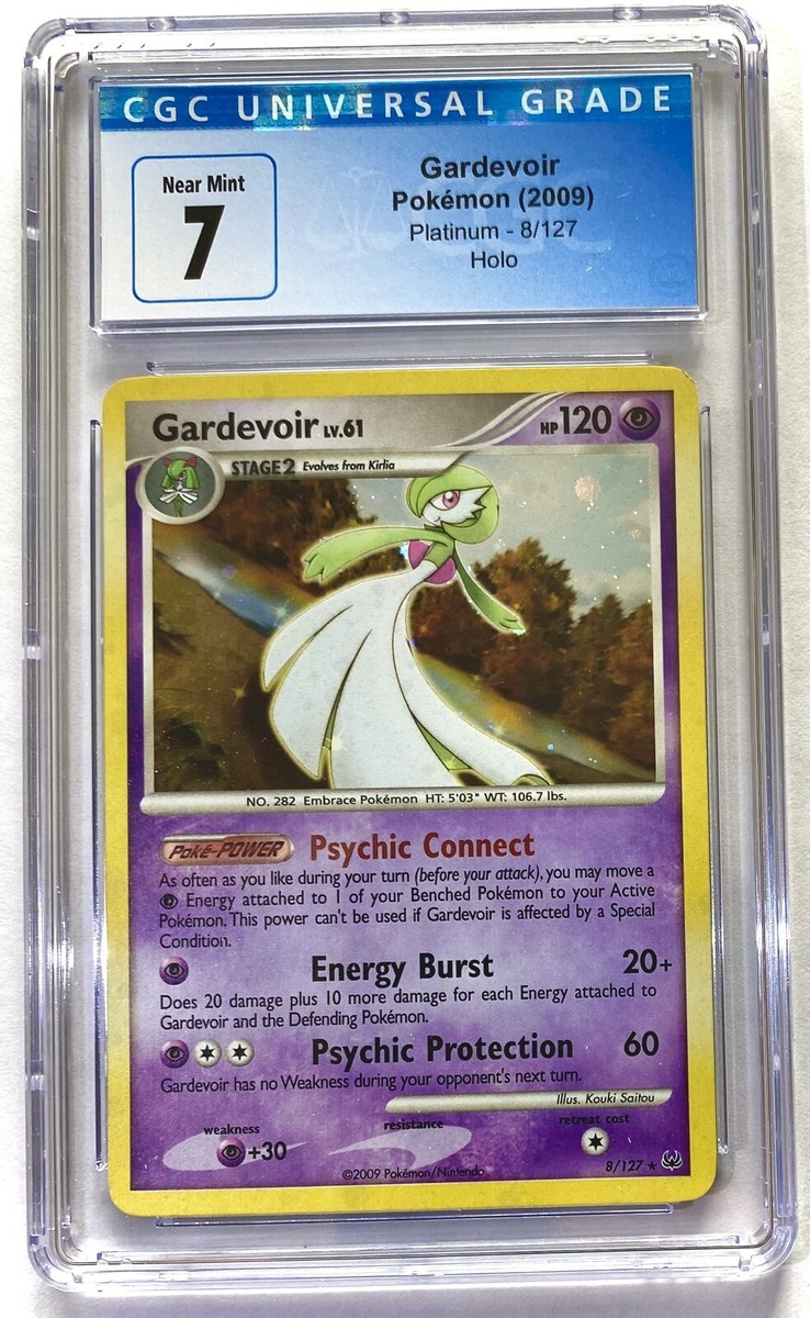 Pokémon Gardevoir 2009 Platinum 8/127 Holo Rare CGC 7 Near