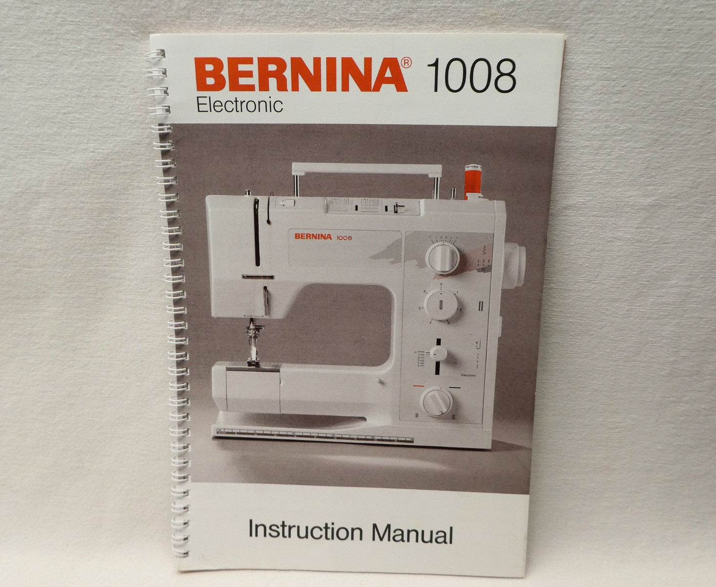 Bernina Model 1008 Electronic Sewing Machine Instruction Manual Book  Original Bk