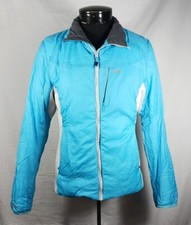 Koppen Coat Primaloft Blue White 2 Tone Full Zip Lightweight Women's Size Large