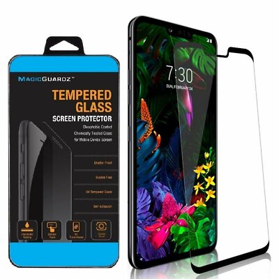 MagicGuardz  Full Cover Tempered Glass Screen Protector Guard For LG G8 ThinQ
