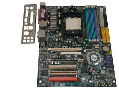 MSI K8N Neo4/SLI Socket 939 ATX Desktop Motherboard+I/O Shield | Tested Working