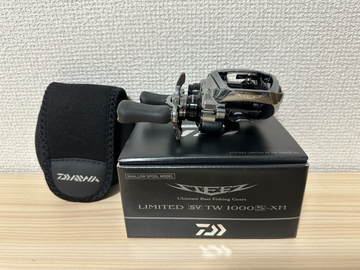 Daiwa Baitcasting Reel 21 STEEZ LIMITED SV TW 1000S-XH 8.5:1 Right 