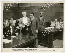 TIGHT SPOT-8x10 PROMO STILL-GINGER ROGERS-EDWARD G ROBINSON-1955 G/VG