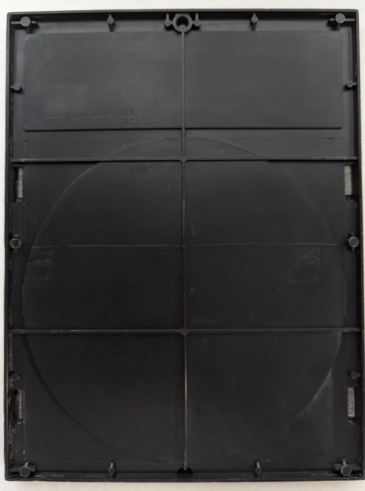 Rompecabezas de drenaje de cerebros redondo profundo vintage años 60 1969 rompecabezas psicodélico Mattel Foto 4 de 4