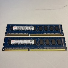 Lot of 2 - HMT325U7CFR8A-H9 HYNIX DDR3 2GB 1RX8 PC3L-10600 1333MHZ UDIMM