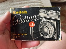 Vintage Original Kodak Retina IIa Camera Instruction Manual