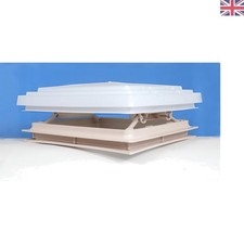 400 x 400mm Roof Skylight with Flyscreen & Telescopic Handles for RVs